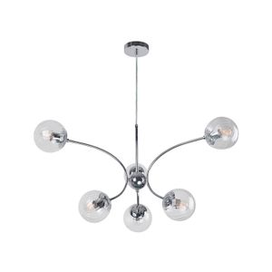 Lampara Colgante Crm.Vid.Transp.6Le2760W - LUMICENTRO