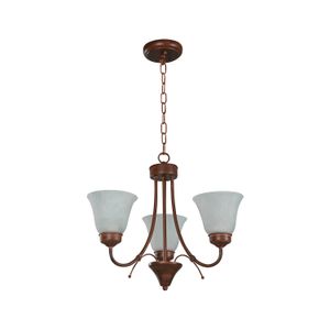 Lampara Colgante 3L Cafe/Choc Pant/Choc 718018 - LUMICENTRO