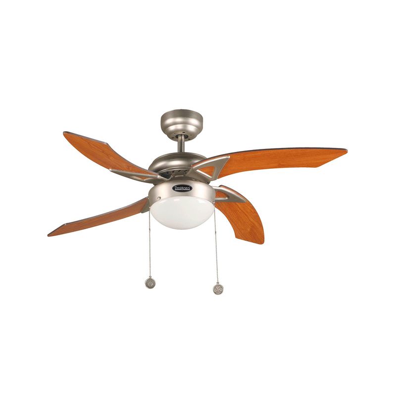 Vent.Techo-E-27-1L-60W-42--N-B-Acab.Satiniquel