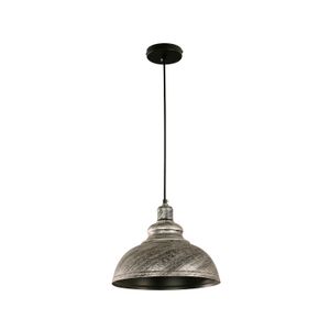 Lampara Colgante Plat Cepillado 1L E27 - IKE LITE
