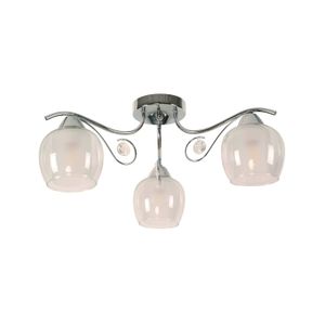 Lampara De Techo Brazo Cromo 3L E27 40W - IKE LITE