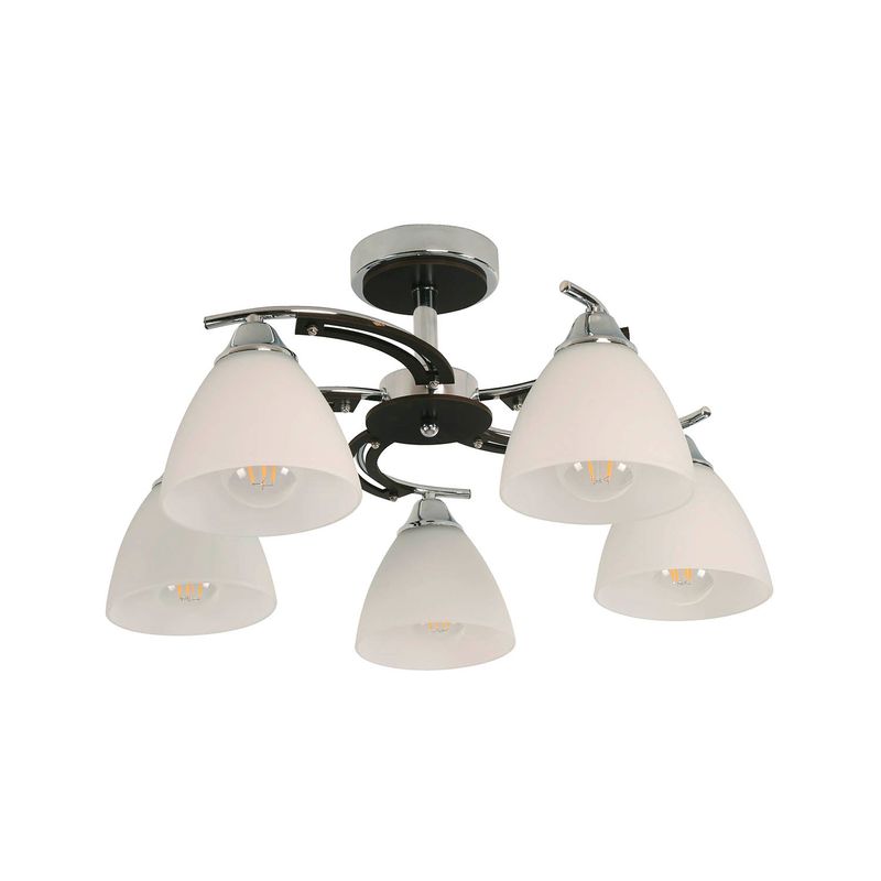 Lampara-De-Techo-Est-Crm-Ng-5L-E27-40W