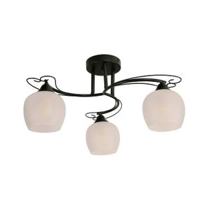 Lampara De Techo Barra Negro 3L E27 40W - IKE LITE