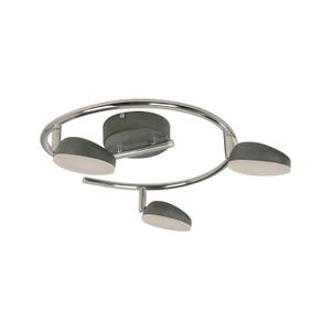 Lampara Dirigible Led Grey-Chrome 3L 5W - LUMICENTRO