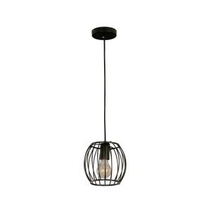 Lampara Colgante Acab Negro 1L 60W E27 - LUMICENTRO