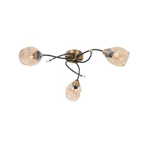 Lampara De Techo Bronce Antiguo 3L E27 40W - IKE LITE