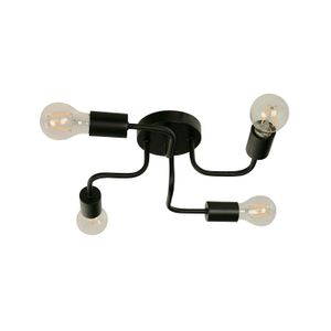 Lampara De Techo Ngr 4L E27 40W - IKE LITE