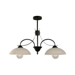 Lampara De Techo E27 2 L 60W Black - IKE LITE