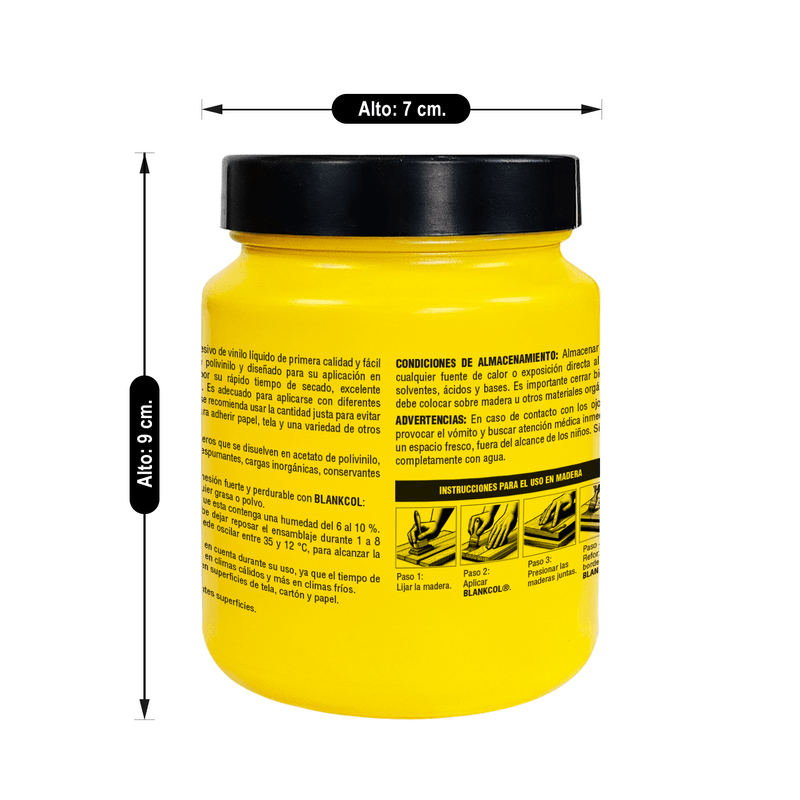 Goma-blanca-adhesiva-vinilica-de-secado-rapido-y-alta-resistencia-Bote-de-250-gr.