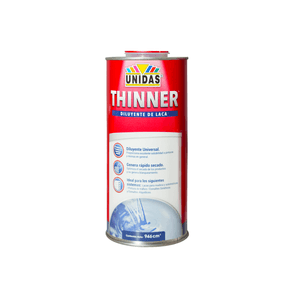 Thinner formulado con solventes de grado poliuretano 1lt. - PINTURAS UNIDAS