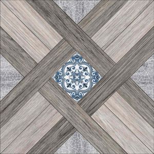 Cerámica Mallorca tipo madera brillo decorado gris 45X45 acabado natural piso pared cj 1,82m². - GRAIMAN