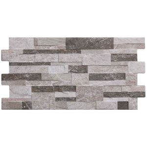 Cerámica Laja Grafito tipo piedra mate con relieve gris 30X60 no rectificada piso pared cj 1,53m². - GRAIMAN