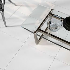 Porcelanato Parma básico blanco mate liso rectificado 59X59 espesor 9,6mm piso pared cj 1,74m². - GRAIMAN