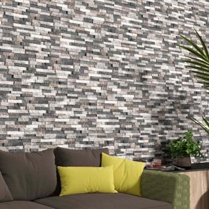 Porcelanato decorativo Irun Grafit tipo fachada formato 17x52. - GRAIMAN