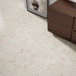 Cerámica Gardenia marmoleada brillante lisa sin textura beige 30X30 no rectificada piso pared cj 1,71m². - GRAIMAN