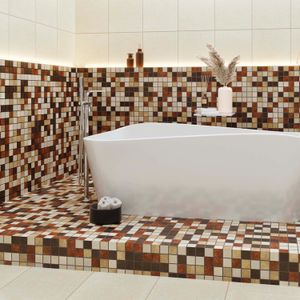 Mosaico Santa Fe de ceramica 30x30 para pisos y paredes C/U. - GRAIMAN