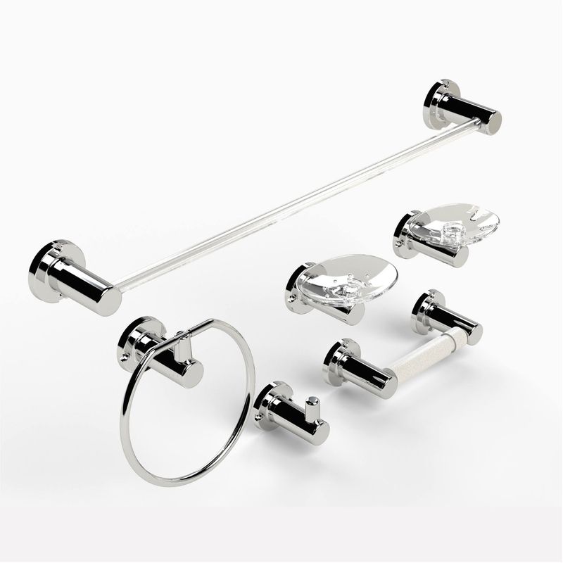 Juego-de-accesorios-para-baño-SALENTO-de-6-piezas-cromadas.