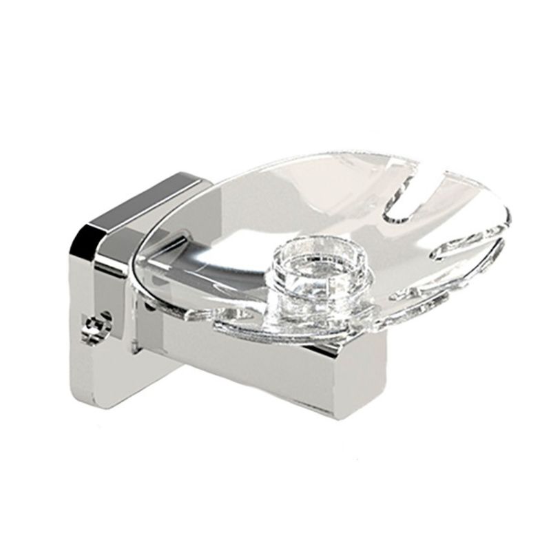 Portacepillos-de-baño-BARU-de-acrilico-de-alta-resistencia-con-soporte-en-ABS-cromado.