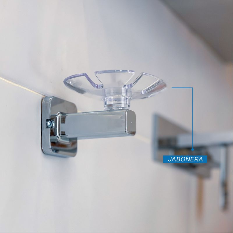 Portacepillos-de-baño-BARU-de-acrilico-de-alta-resistencia-con-soporte-en-ABS-cromado.