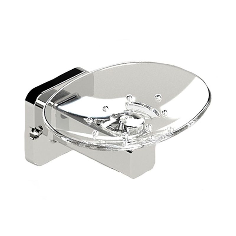 Accesorio-para-baño-BARU-de-acrilico-de-alta-resistencia-con-soporte-en-ABS-cromado.