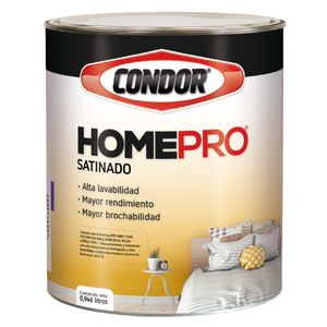 Pintura Acrílica Home Pro Satinado Base I 1 lt. - CONDOR