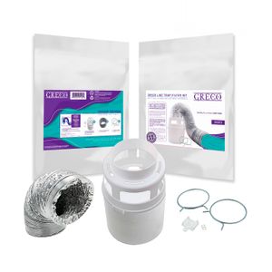 Kit filtro atrapapelusas para secadora con ducto flexible de 1,20 cm. - GRECO