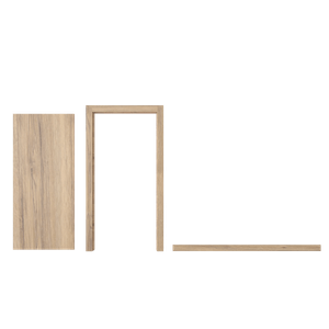 Puerta sólida 100 RH de 210 x 100 x 3.6 AMARANTO de MDP de 36 mm. - MUEBLE FACIL