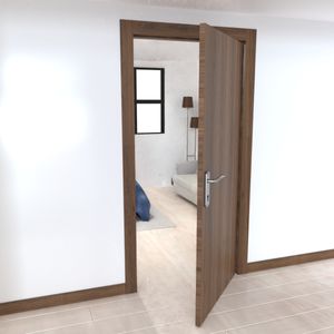 Puerta sólida 80 RH de 210 x 80 x 3.6 ARIZONA de MDP de 36 mm. - MUEBLE FACIL