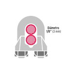 Blister-c-2-nudos--perros--de-hierro-p-cable-de-1-8-