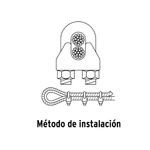 Blister-c-2-nudos--perros--de-hierro-p-cable-de-3-16-