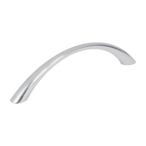 Tiradera satinada de 96mm tipo "Arco" - HERMEX