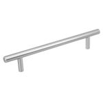Jaladera-de-acero-160-mm-estilo--Cilindro--niquel-satinado