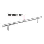 Jaladera-de-acero-192-mm-estilo--Cilindro--niquel-satinado