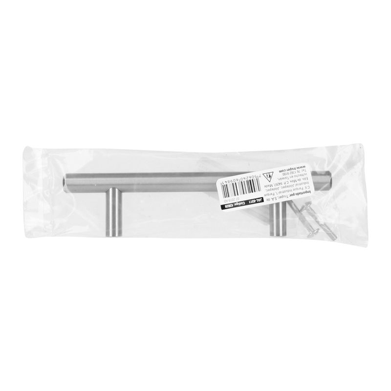 Jaladera-de-acero-96-mm-estilo--Cilindro--niquel-satinado