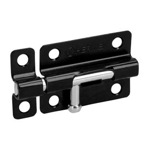 Picaporte negro de 3" - HERMEX