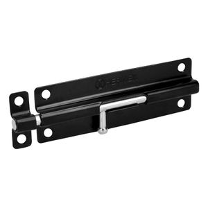 Picaporte negro de 6" - HERMEX