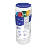 Bote-con-650-cinchos-plasticos-en-colores-surtidos