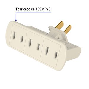 Multicontacto triple, tipo bisagra - VOLTECK