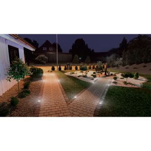 Luminario para exterior empotrado en piso para MR16 GU10 - VOLTECK