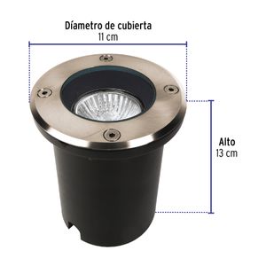 Luminario para exterior empotrado en piso para MR16 GU10 - VOLTECK