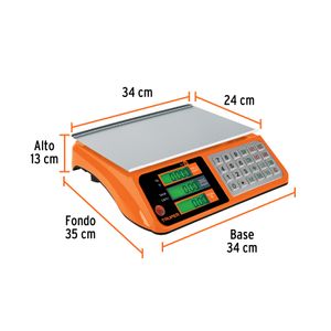 Balanza digital multifunción con 40kg de capacidad - TRUPER