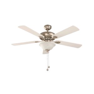 Vent. Techo 52" E27*2L*40W (N/B)5Aspas Satin - DESIGNERS LIGHTING
