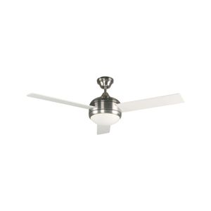 Vent.Techo*E27*1L*60W*48"3 Aspas (N/B) Satin - LUMICENTRO