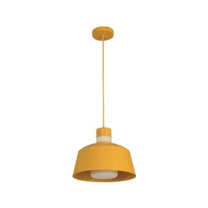 Lampara Colgante Acabado Amarillo 1L60We27 - LUMICENTRO