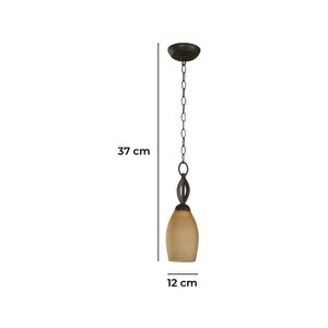Lampara Colgante Cl5 1L Chocola 60We27 2405-9 - LUMICENTRO