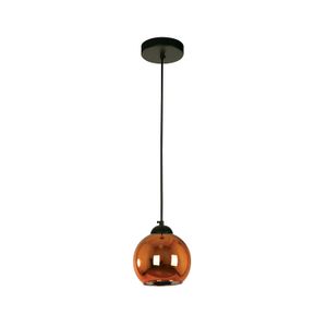 Lampara Colgante E27 1 L 60W Bk-Br - IKE LITE