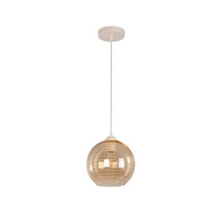Lampara Colgante E27 1 L 60W Wt-Br - IKE LITE
