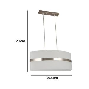 Lampara Colgante Vid/Curvo 2L60We27 - LUMICENTRO