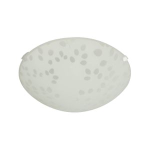 Plafon Display 1L Blanco Vidrio6 20Cm - LUMICENTRO