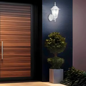Farol de pared fabricado en aluminio para 1 foco con base E27 - LUMICENTRO